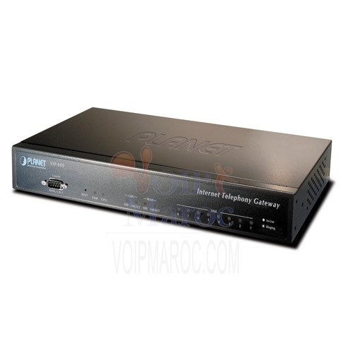 Passerelle VoIP H.323 / SIP à 8 ports (4 * FXS + 4 * FXO) VIP-880