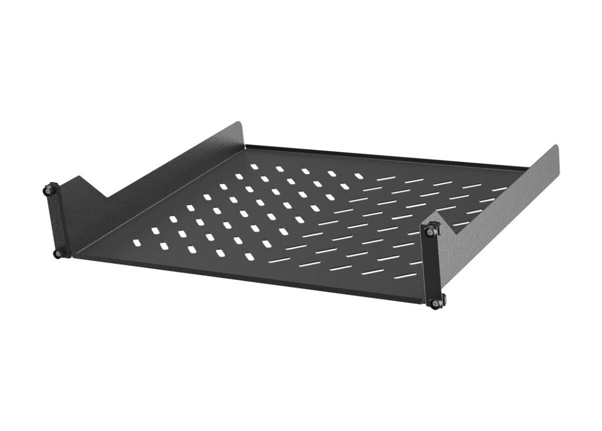 Étagère de montage de rack - noir - 2U - 19" VRA3001