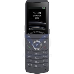 Téléphone Portable IP Wi-Fi sans fil 4 comptes SIP Ecran Couleur 2,4" W611W