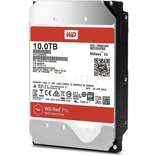 Disque dur 10 To Rouge Pro 7200 tr/min SATA III 3.5" NAS interne HDD WD101KFBX