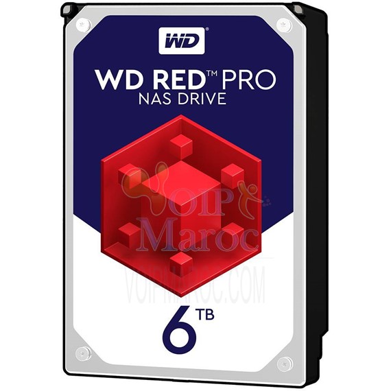 Disque dur interne 6 To 3.5" SATA 6Gb/s 7200 tours/min mémoire tampon 256 Mo WD6003FFBX