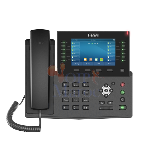 Telephone IP de Bureau Entreprise a 20 comptes SIP avec Ecran LCD Couleur 5" WiFi Bluetooth intégré avec BLF jusqu