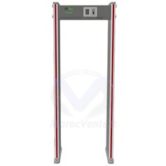 Portique 18 Zones de Détection 256 Niveaux de Sensibilité Écran LCD 3,5″ ZK-2180