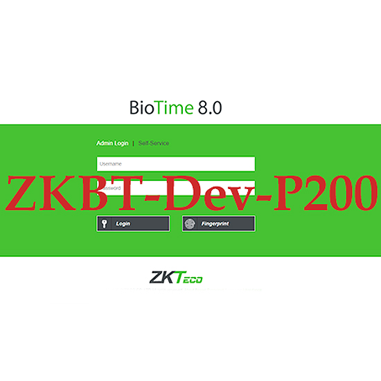 ZKBT-Dev-P200 GESTION DE LOGICIEL ZKTeco MSBTA006