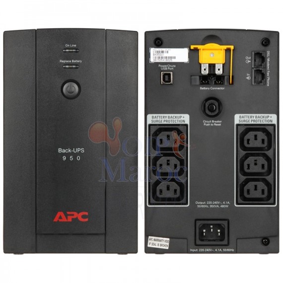 Onduleur Back UPS BX 950VA - Prises IEC BX950UI