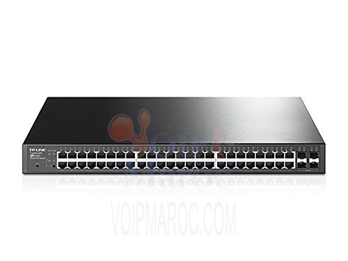 Smart Switch Administrable 48 Ports Gigabit PoE+ (4 Ports SFP, Rackable) TL-SG2452P (T1600G-52PS)