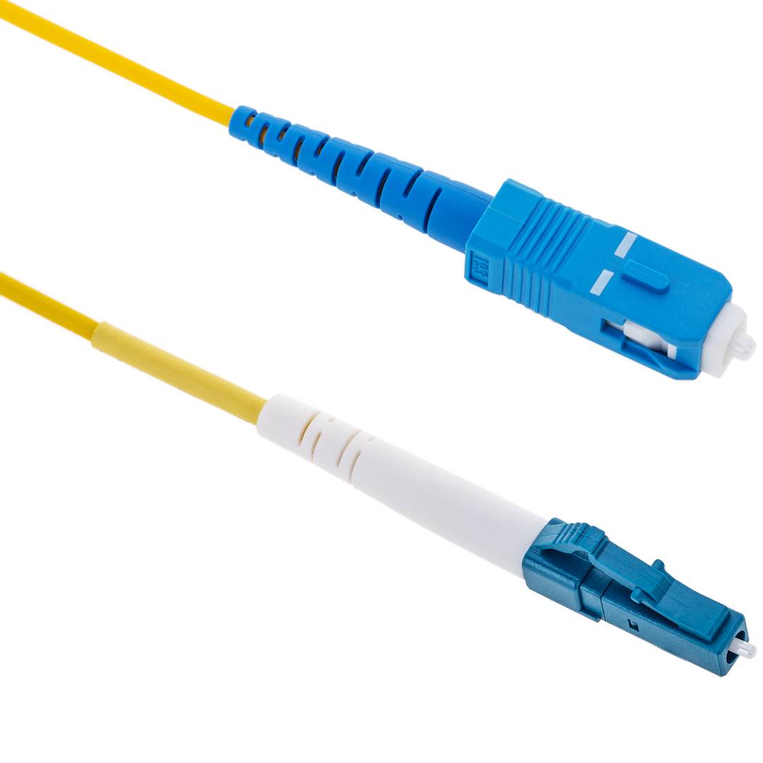 CORDON FIBRE OPTIQUE DUPLEX OS2 G652D LC/UPC/LC/UPC 0.3MM LSZH 1MT CORDON FIBRE OPTIQUE