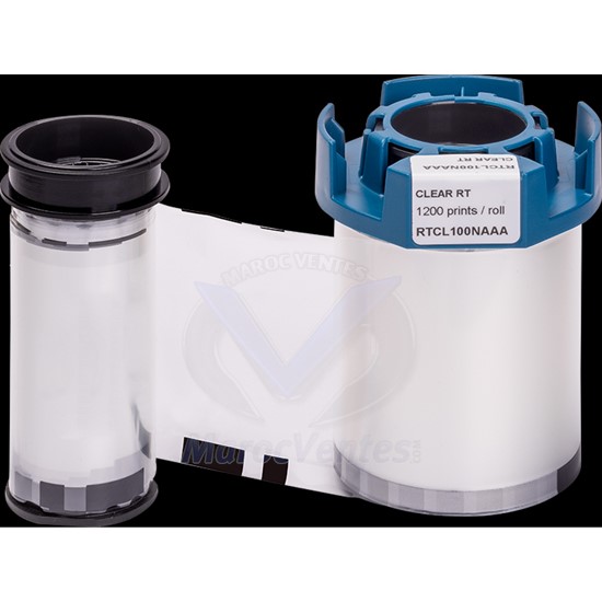 RUBAN EVOLIS RETRANSFERT RT POUR IMPRIMANTE AGILIA -1200 Faces RCTL100NAAA