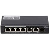Reyee Switch 6-Ports Gb 4 PoE 2 Uplink RJ45 54W