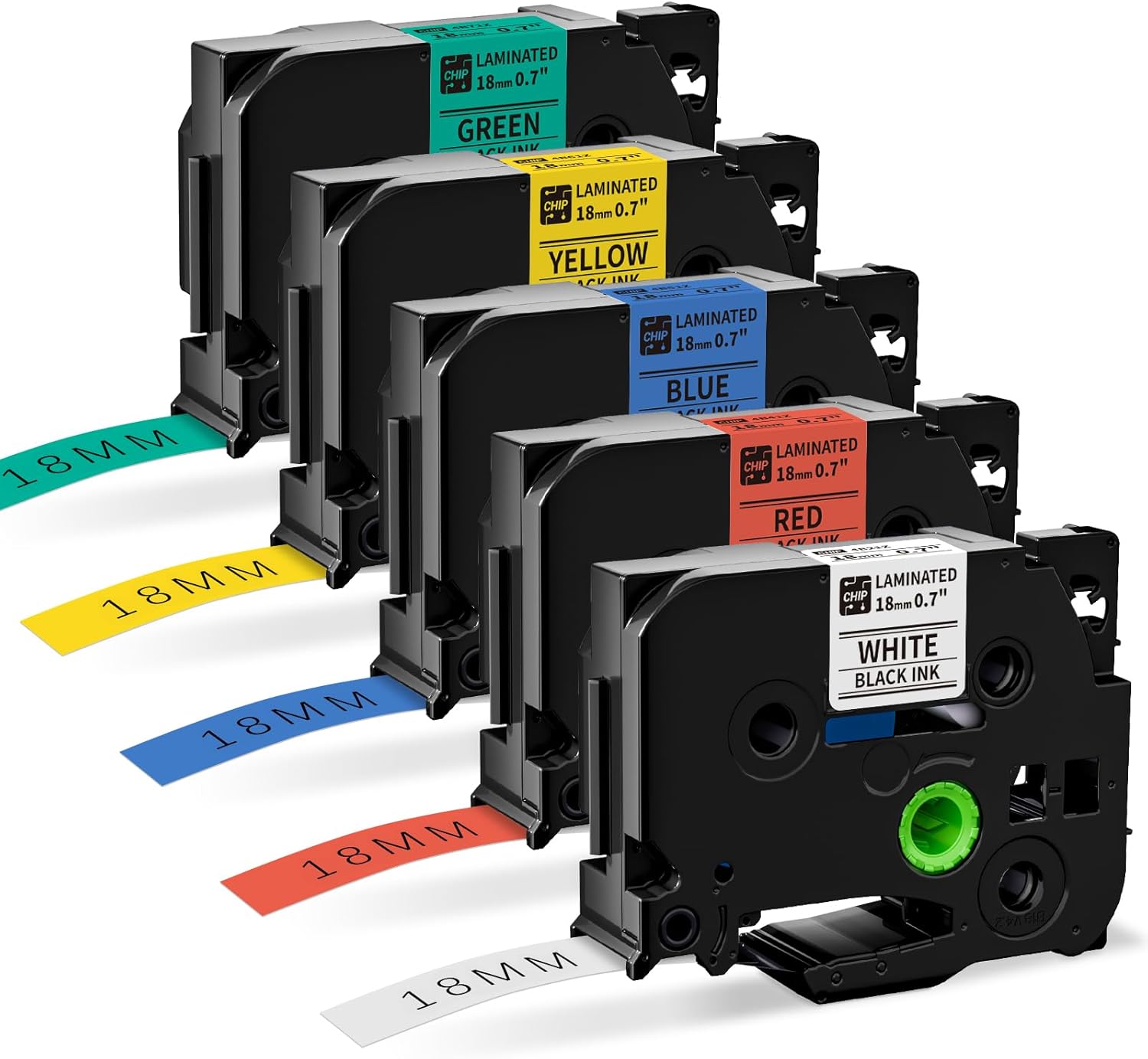 RUBAN AIMO D480BT NOIR/ROUGE 18MM COMPATIBLE AVEC  BROTHER 4B41Z