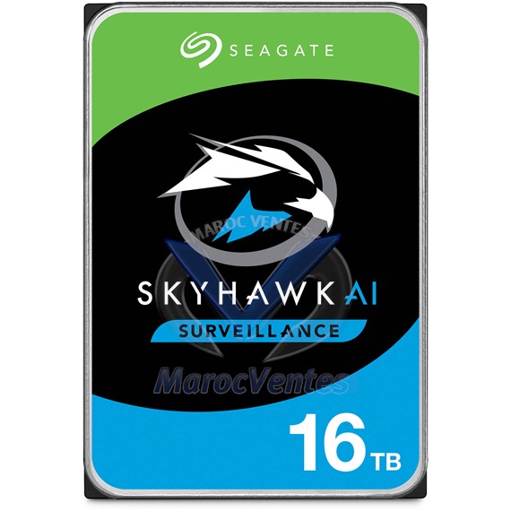 Disque Dur Interne SKYHAWK 10 To 3.5" SATA III 256 Mo pour Vidéosurveillance ST10000VX0004