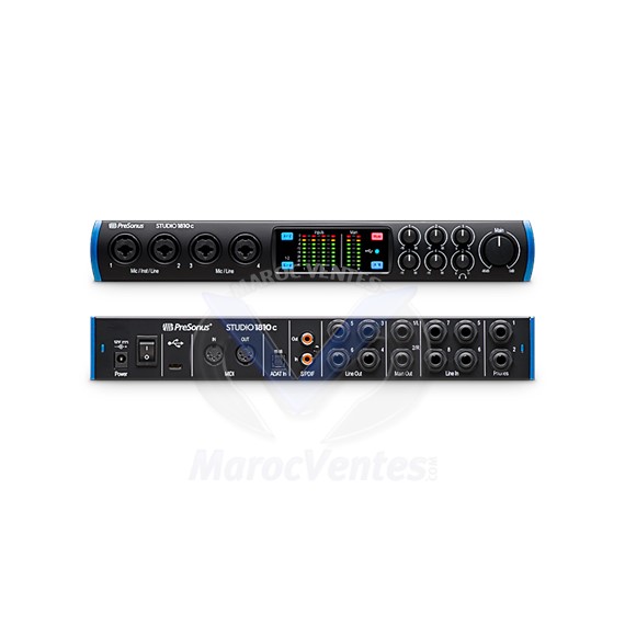Interface Audio 18x10 USB-C 24 bits / 192 kHz PreSonus Studio 1810c Studio 1810c