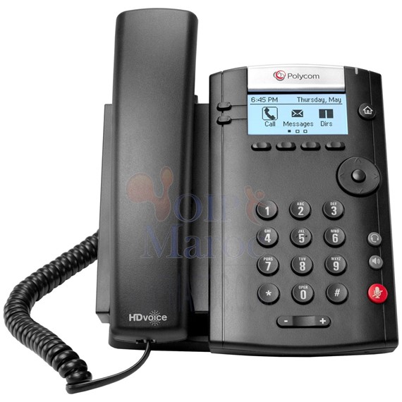 Téléphone IP de bureau basique à 2 lignes 2200-40450-019