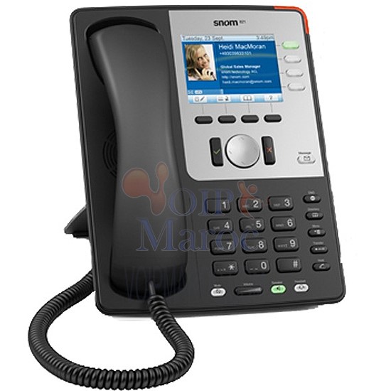 Téléphone IP Snom 821 avec Alimentation Noir 2346