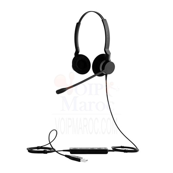 Micro-casque filaire BIZ 2300 USB Microsoft Lync Duo 2399-823-109