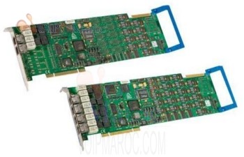 Carte Diva Server V-4PRI/E1-120 PCIe, 4 Ports ISDN PRI, 120 DSP 306-396