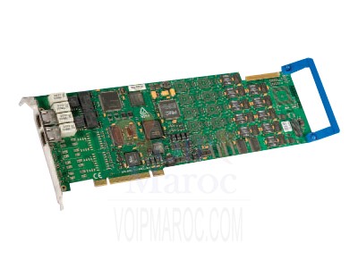 Carte Diva Server V-2PRI/E1-60 PCIe , 2 Ports ISDN PRI, 60 DSP 306-397