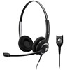 Micro-casque professionnel filaire binaural avec connecteur Easy Disconnect