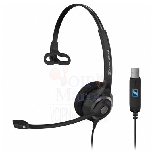 SC 230 usb,Micro casque filaire usb direct, mono écouteur 504403