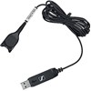 USB-ED 01 Cordon USB EasyDisconnect avec Carte Son Sennheiser intégrée
