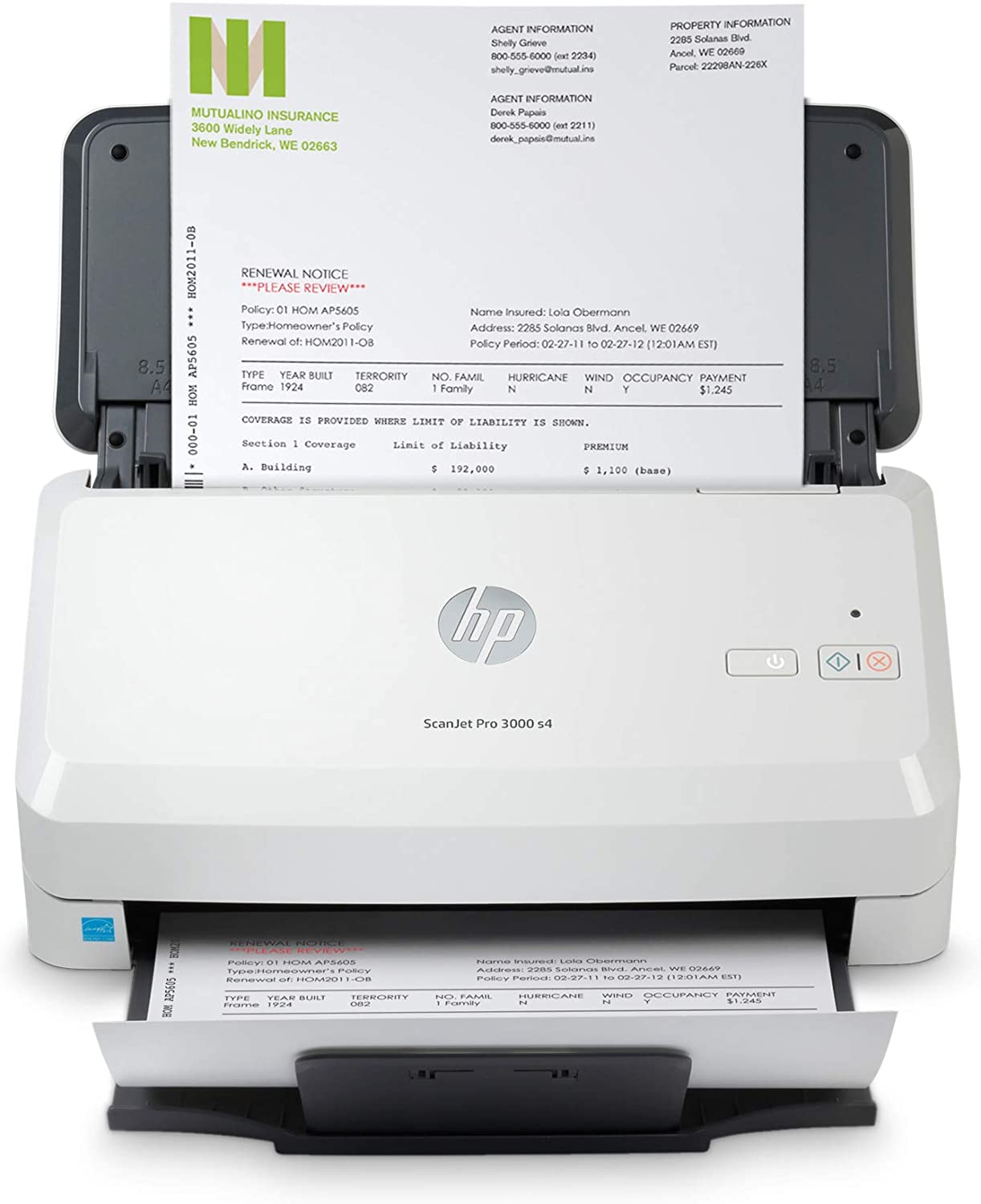 Scanner de documents Scanjet Pro 3000 s4 Recto-verso - A4/Legal USB 3.0 6FW07A