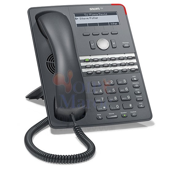 Téléphone IP autoalimenté, 18 touches programmables 720