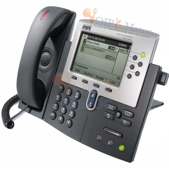 Téléphone IP 2 ports RJ 45 - 10/100 Base-TX (Ethernet) 7960G