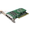 carte de 4 ports T2/E1, bus PCI 3,3V/5V.