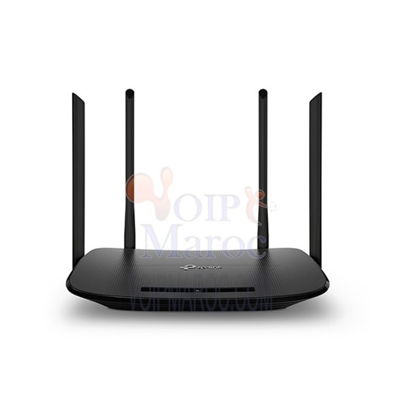 Modem Routeur Double Bande WIFI AC1200 300 Mbps sur 2.4 Ghz et 867 Mbps sur 5 Ghz 4 antennes ARCHER VR300