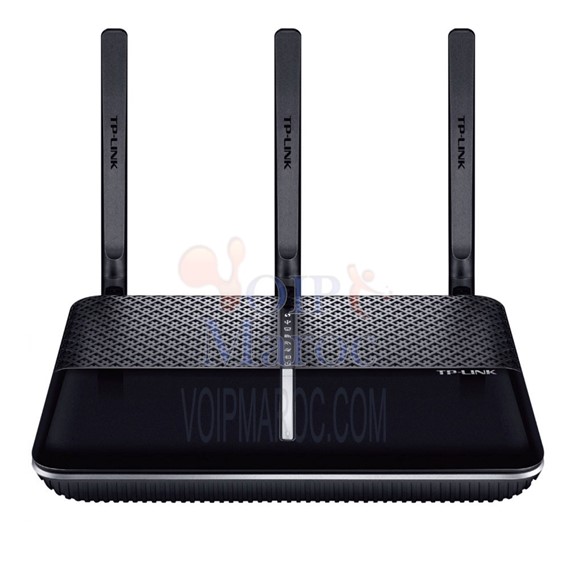Modem Routeur Double Bande WIFI AC1600 300 Mbps sur 2.4 Ghz et 1300 Mbps sur 5 Ghz 3 antennes ARCHER VR600