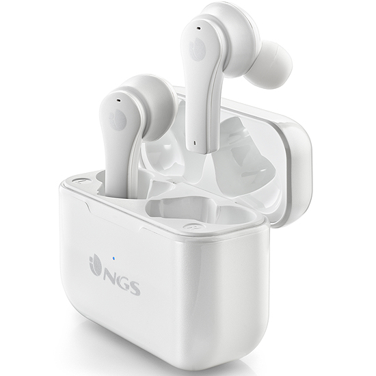 Écouteurs NGS JUSQU'À 24 HEURES COMMANDES TACTILES  USB TYPEC ARTICABLOOMWHITE