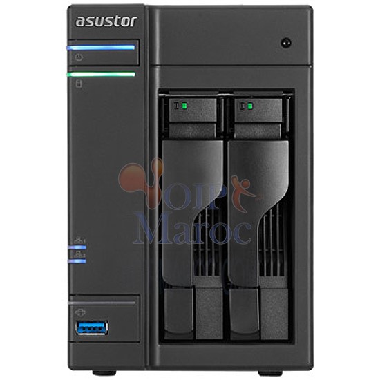 Serveur NAS 2 Baies Ultra Haute Définition 4K AS6102T
