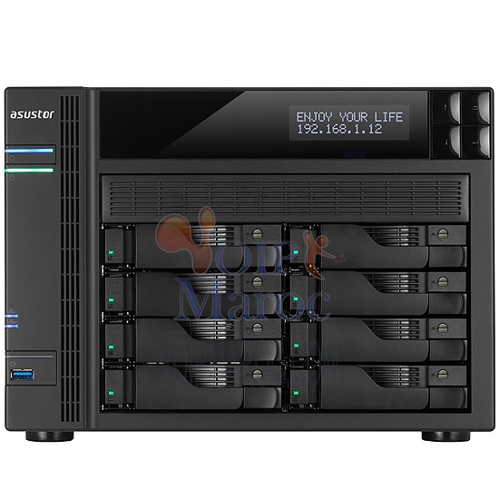 Serveur NAS 8 Baies Processeurs Intel Celeron AS6208T