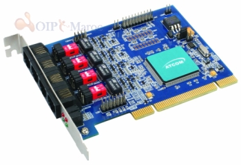 Carte gauche du RNIS PRI E1 pour l'astérisque PBX AX4E