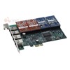 Carte PCI-E 4 ports analogiques