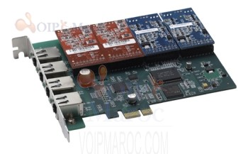 Carte PCI-E 4 ports analogiques AXE400P