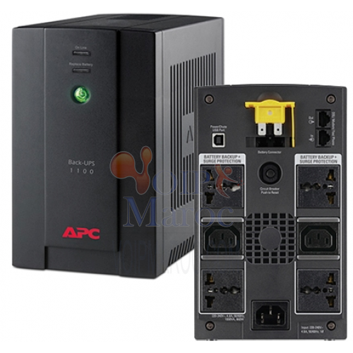 Onduleur Line Interactive 230V AVR 550 Watts /1100 VA BX1100LI