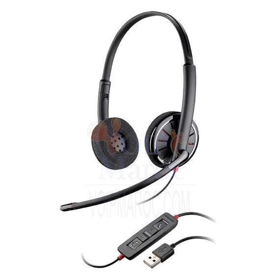 Casque-micro stéréo filaire USB optimisé C320M