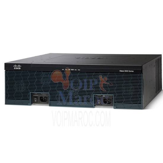 Cisco 3925 w/SPE100(3GE 4EHWIC 4DSP 2SM 256MBCF 1GBDRAM IPB) CISCO3925/K9