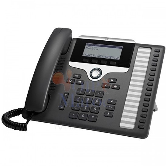 Téléphone IP 16 lignes,  2 x Ethernet 10Base-T/100Base-TX CP-7861-K9