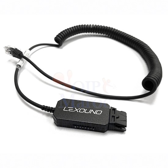 Cordon RJ9 multicompatible avec amplificateur de micro intégré CORDON-RJ9