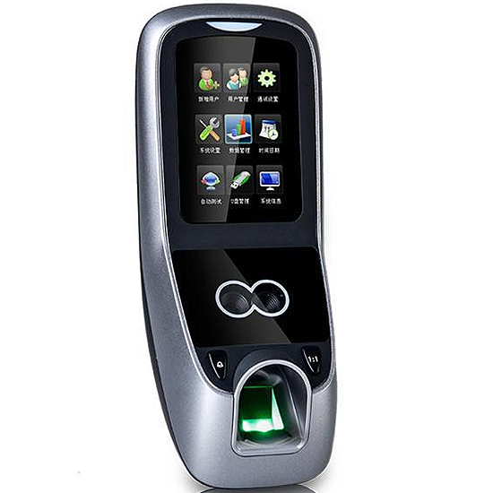 POINTEUSE+Cont. Accès ZKT FACIALE+Empreintes IFACE7 D2602A