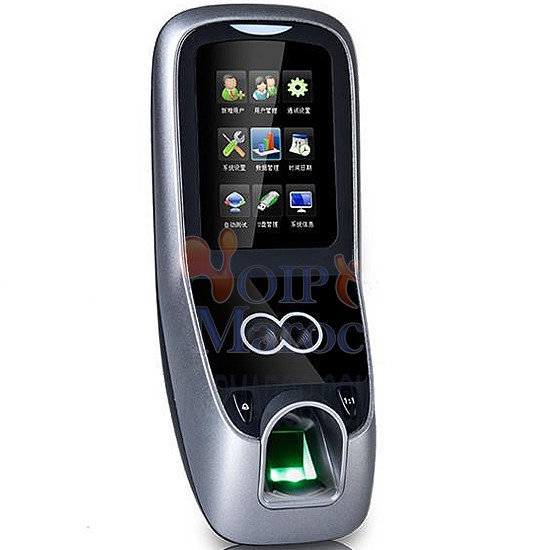 POINTEUSE+Cont. Accès ZKT FACIALE+Empreintes IFACE7 D2602A