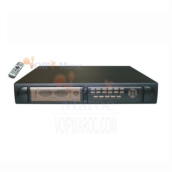 DVR 16 voies vidéo - 16 Audio enregistrement 400 fps Full D1 D9216HG-HR