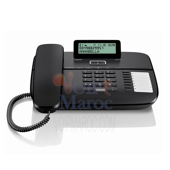 Téléphone Professionnel avec Ecran et Prise Casque DA710