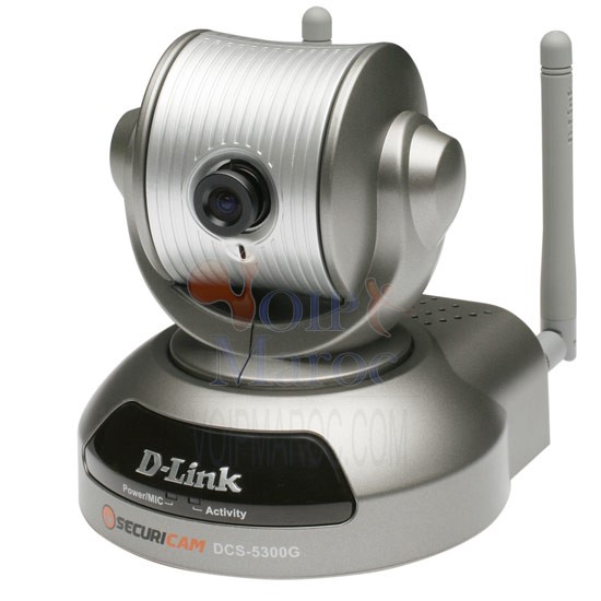 Wireless .11g 54Mbps IP Camera with 30FPS Speed, Audio/Video DCS-5300G