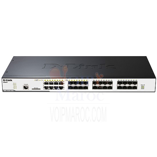 Switch Gigabit L2 + Géré à 24 Ports Empilement Physique DGS-3120-24SC/ESI