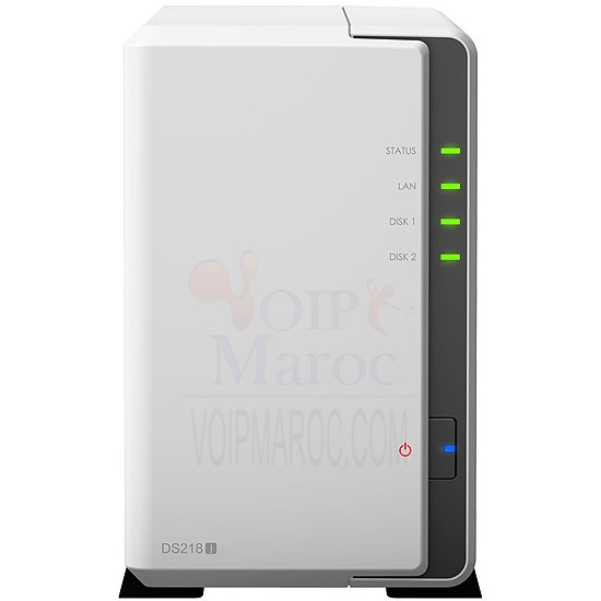DiskStation Barebone Serveur NAS 2 Baies DS218J