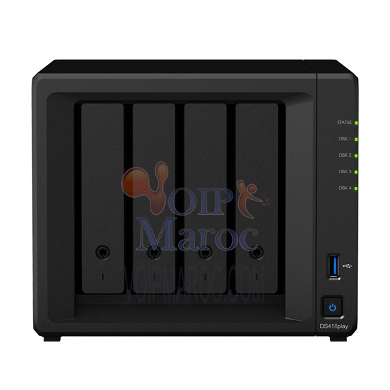 Serveur NAS 4 Baies DS418play