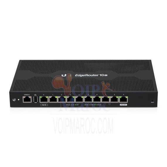 EdgeRouter Routeur Gigabit à 10 ports avec flexibilité PoE ER-10X-EU